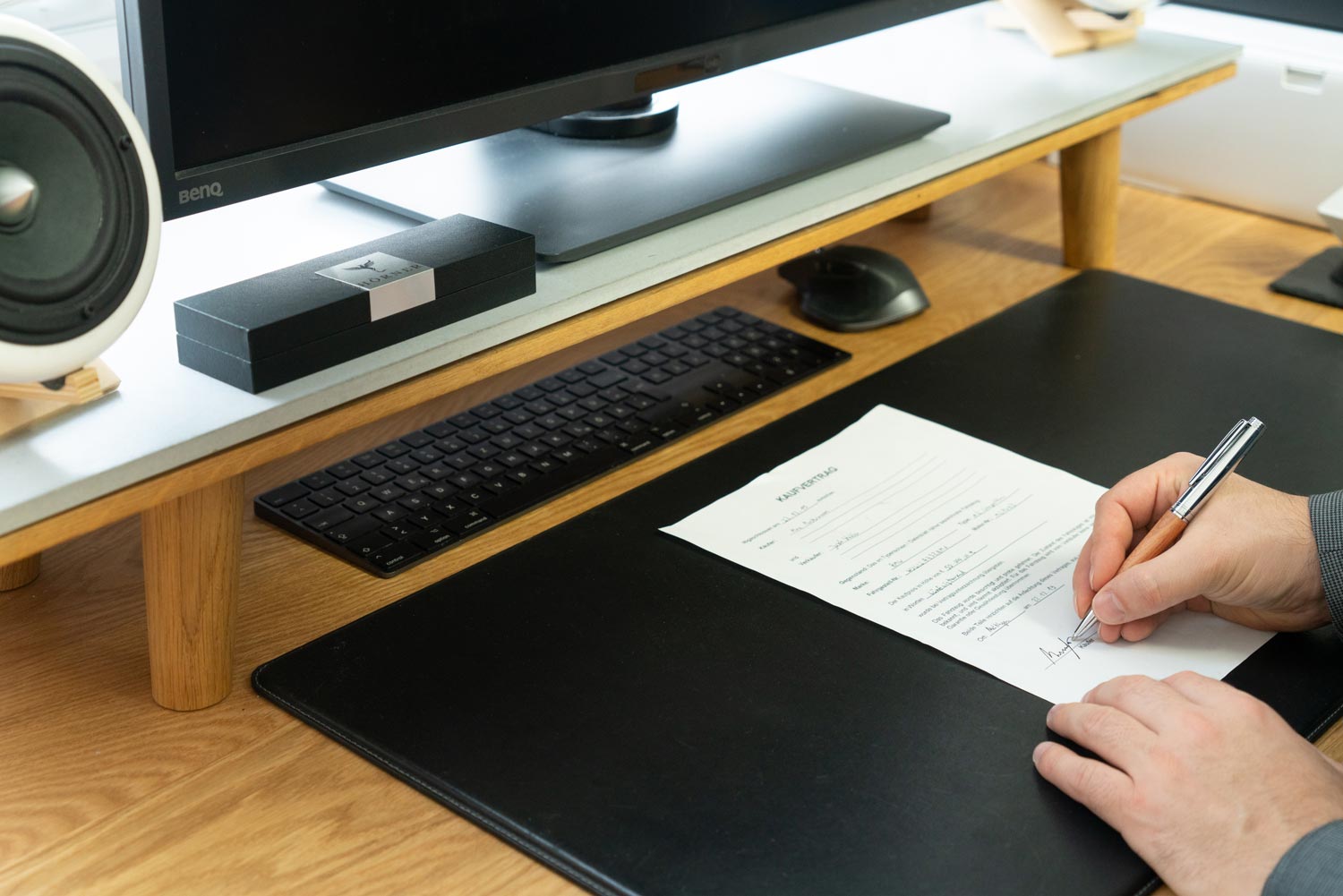 Hörner Legno Kugelschreiber hochwertig mit Werbung & Gravur